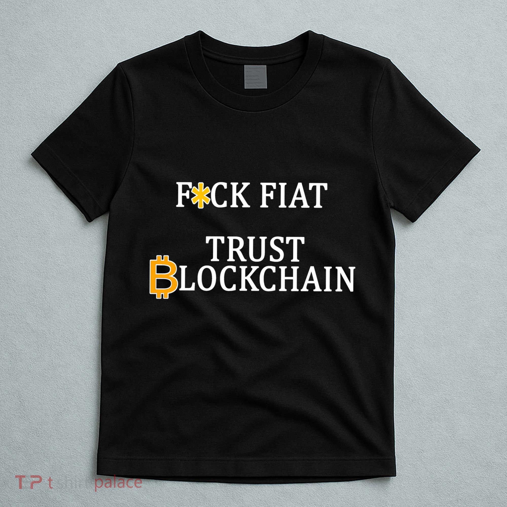 F CK Flat Trust Blockchain T-Shirt