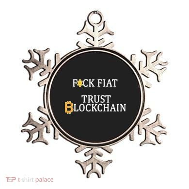 F CK Flat Trust Blockchain Ornament