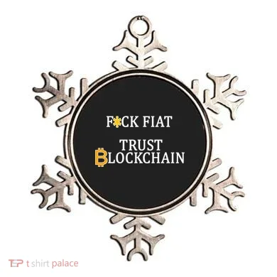 F CK Flat Trust Blockchain Ornament