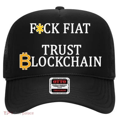 F CK Flat Trust Blockchain Hat
