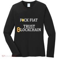 F CK Flat Trust Blockchain Women's Long Sleeve Shirt thumb 0