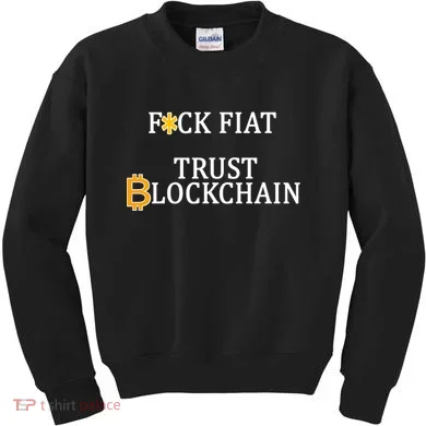F CK Flat Trust Blockchain Kids Sweatshirt