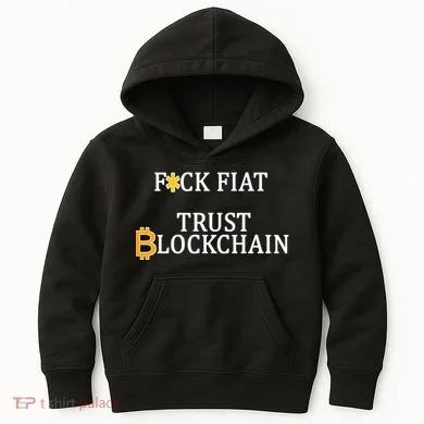 F CK Flat Trust Blockchain Kids Hoodie