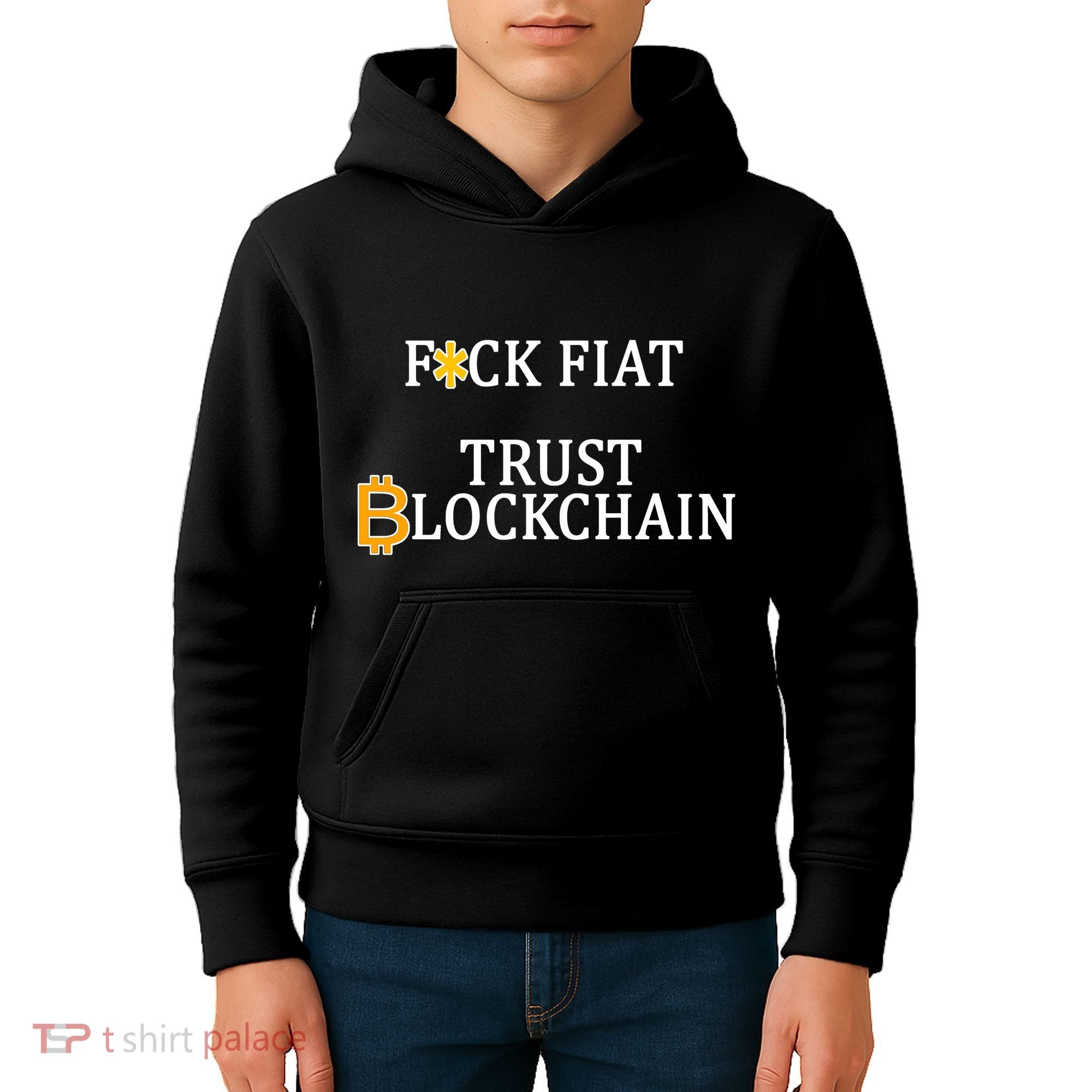 F CK Flat Trust Blockchain Kids Hoodie