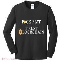 F CK Flat Trust Blockchain Kids Long Sleeve Shirt thumb 0