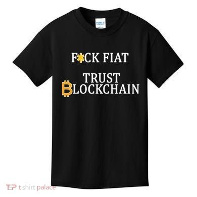 F CK Flat Trust Blockchain Kids T-Shirt