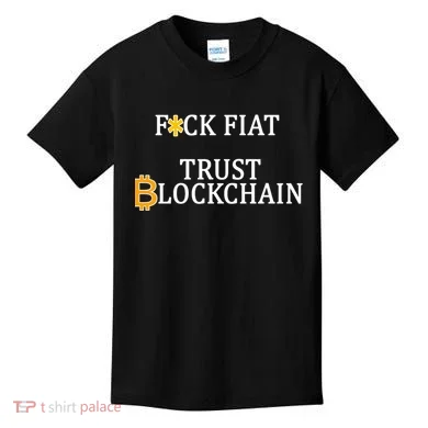 F CK Flat Trust Blockchain Kids T-Shirt