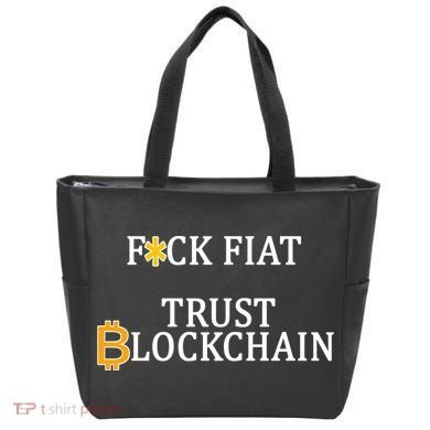 F CK Flat Trust Blockchain Tote Bag