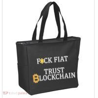 F CK Flat Trust Blockchain Tote Bag thumb 2