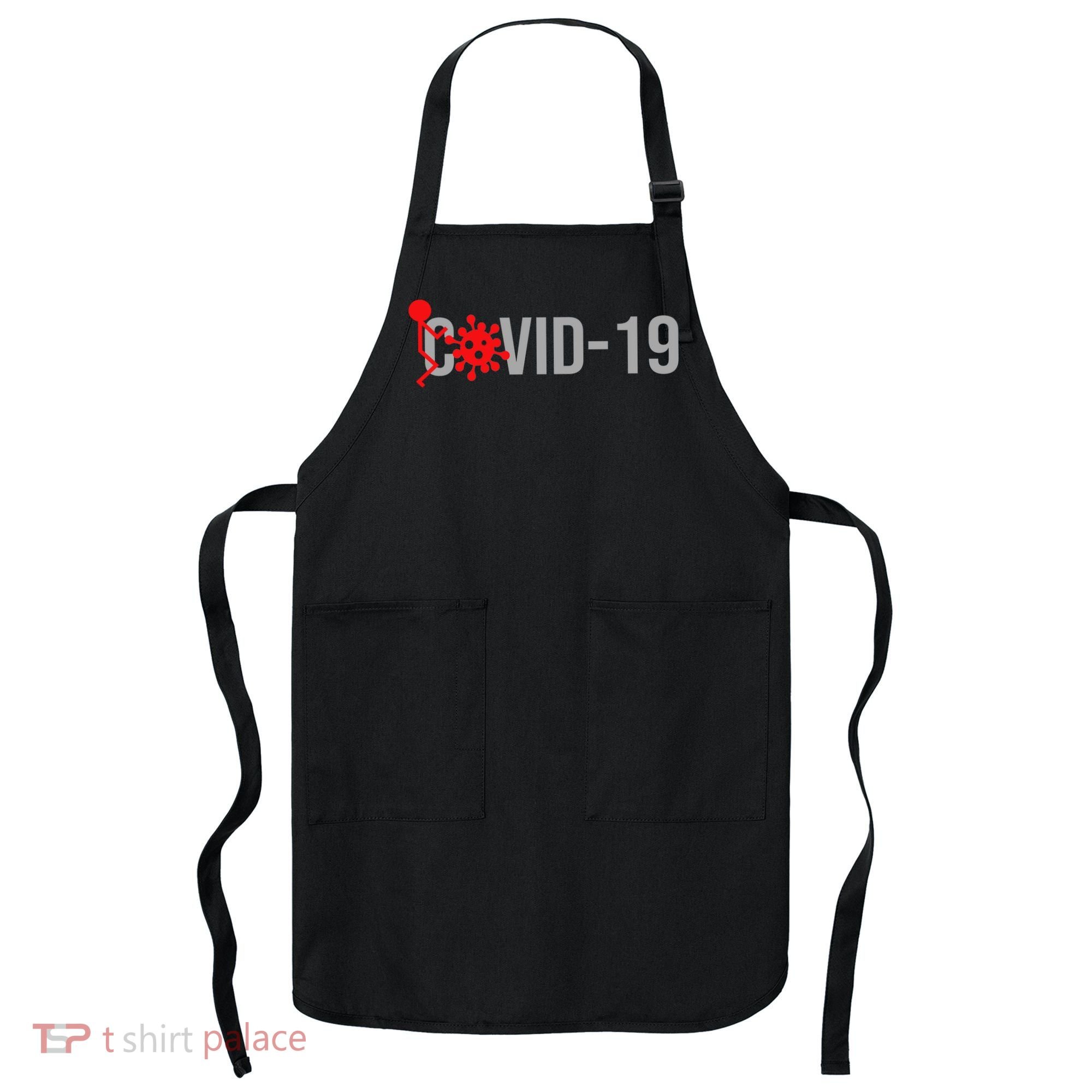 F COVID-19 Apron