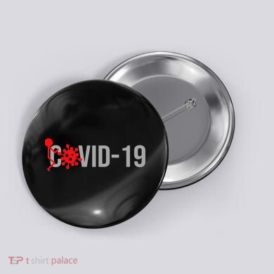 F COVID-19 Button