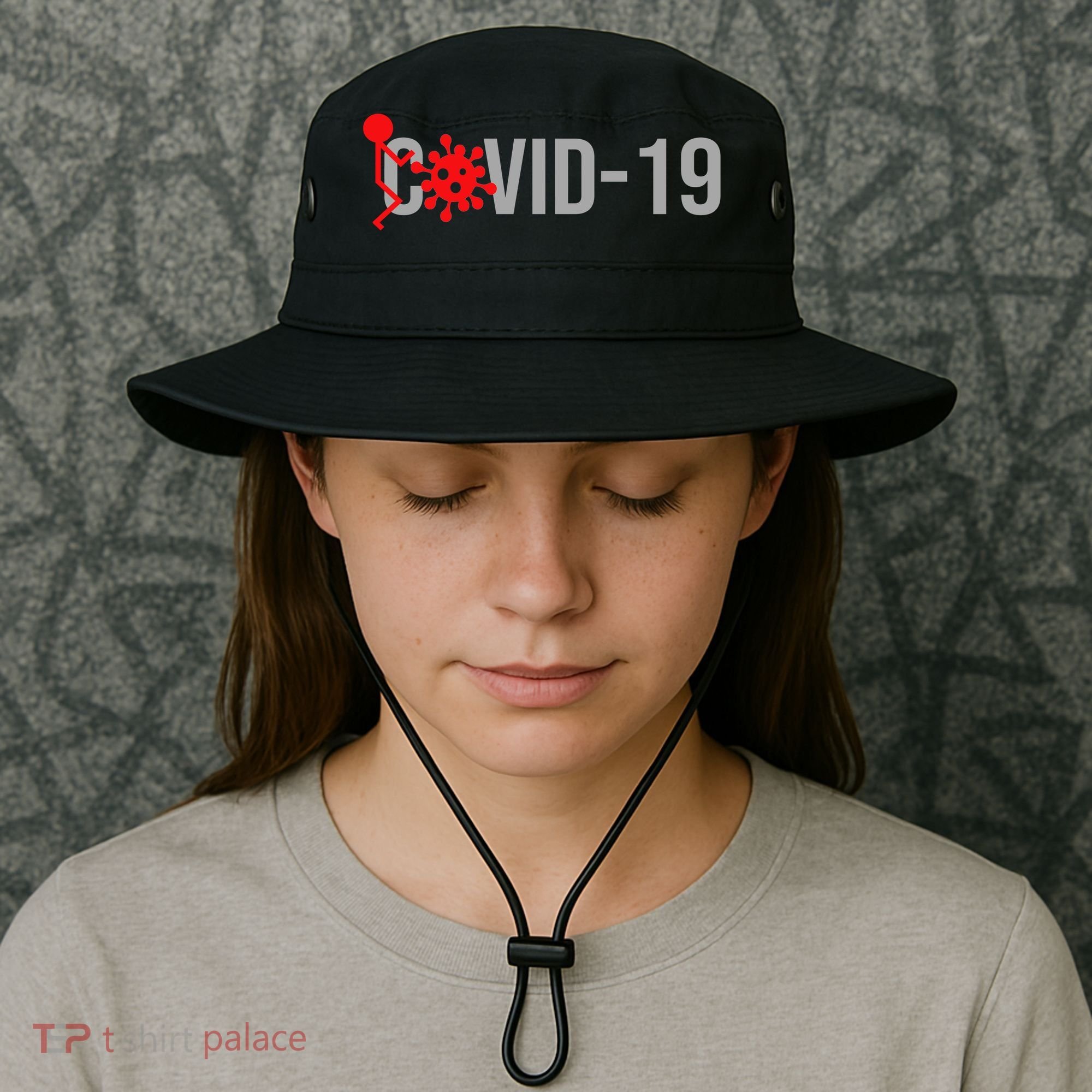 F COVID-19 Bucket Hat