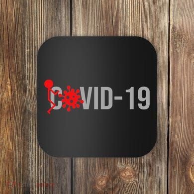 F COVID-19 Coaster