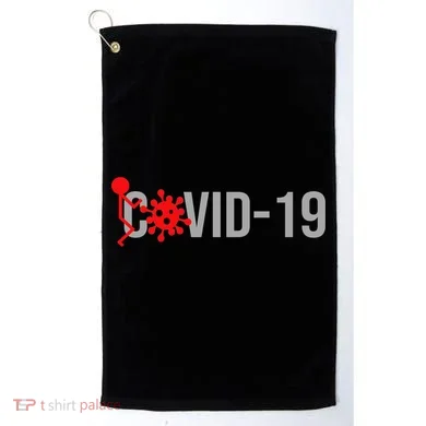 F COVID-19 Golf Towel