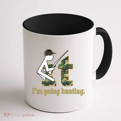 F It Im Going Hunting Coffee Mug back