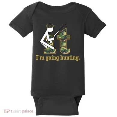 F It Im Going Hunting Baby Bodysuit