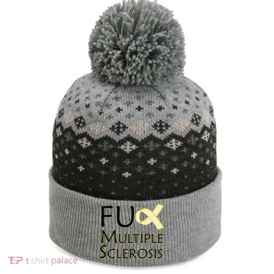 F Multiple Sclerosis The Baniff Cuffed Pom Beanie