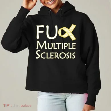 F Multiple Sclerosis Ladies Heavyweight Boxy Pullover Hoodie