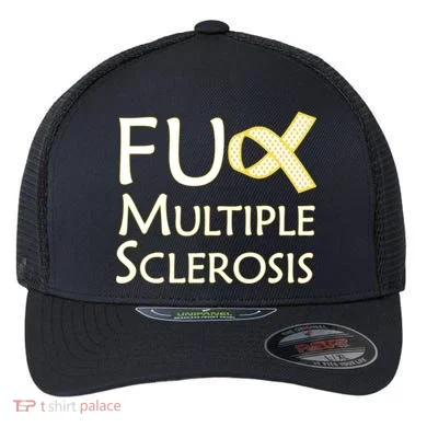 F Multiple Sclerosis Flexfit Unipanel Trucker Cap