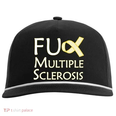 F Multiple Sclerosis Comfort Colors Rope Cap Hat