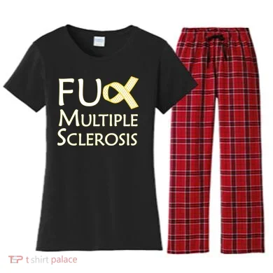 F Multiple Sclerosis Women's Flannel Pajama Set