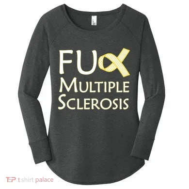 F Multiple Sclerosis Women's Perfect Tri Tunic Long Sleeve Shirt