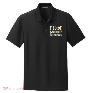 F Multiple Sclerosis Dry Zone Grid Polo