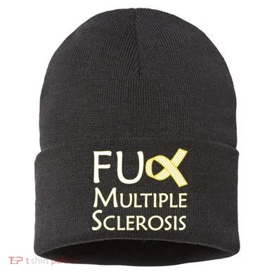F Multiple Sclerosis Sustainable Knit Beanie