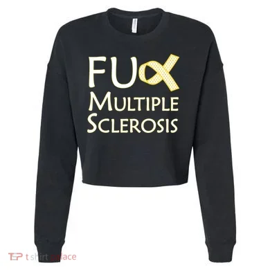 F Multiple Sclerosis Cropped Pullover Crew