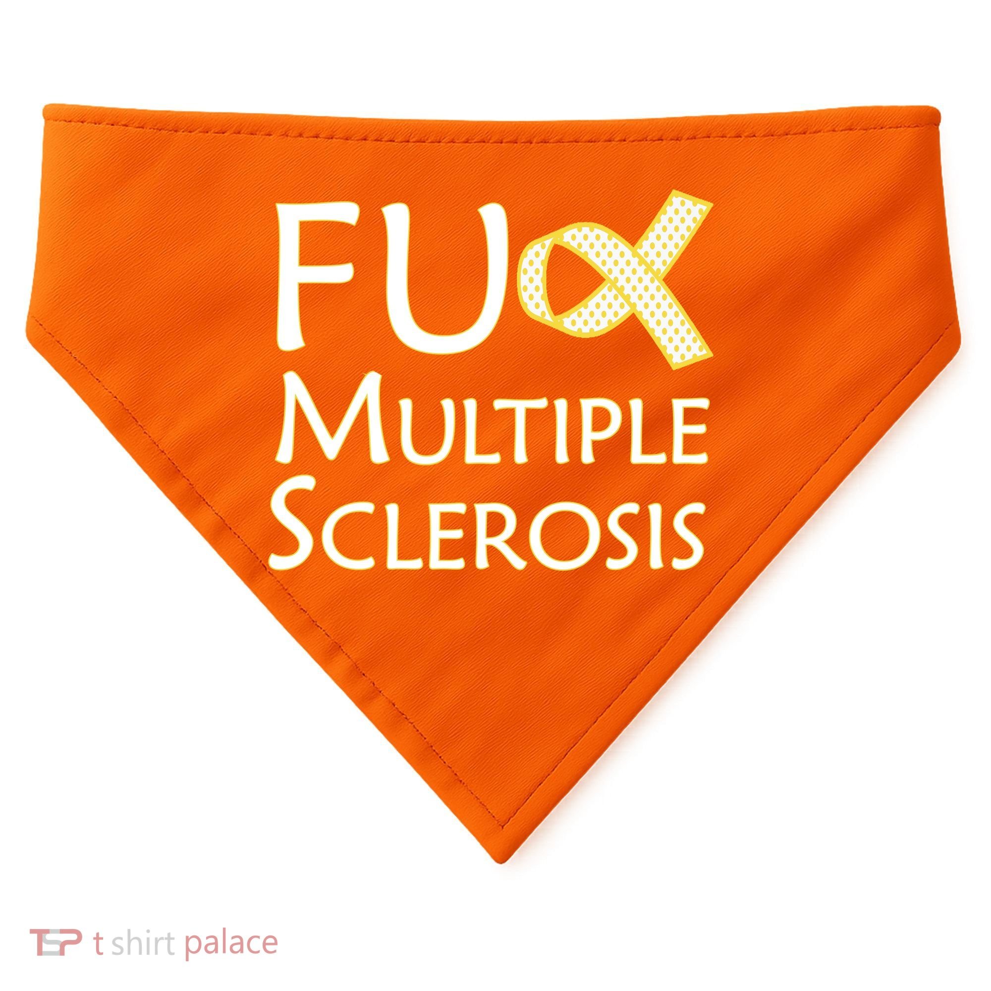 F Multiple Sclerosis USA-Made Doggie Bandana