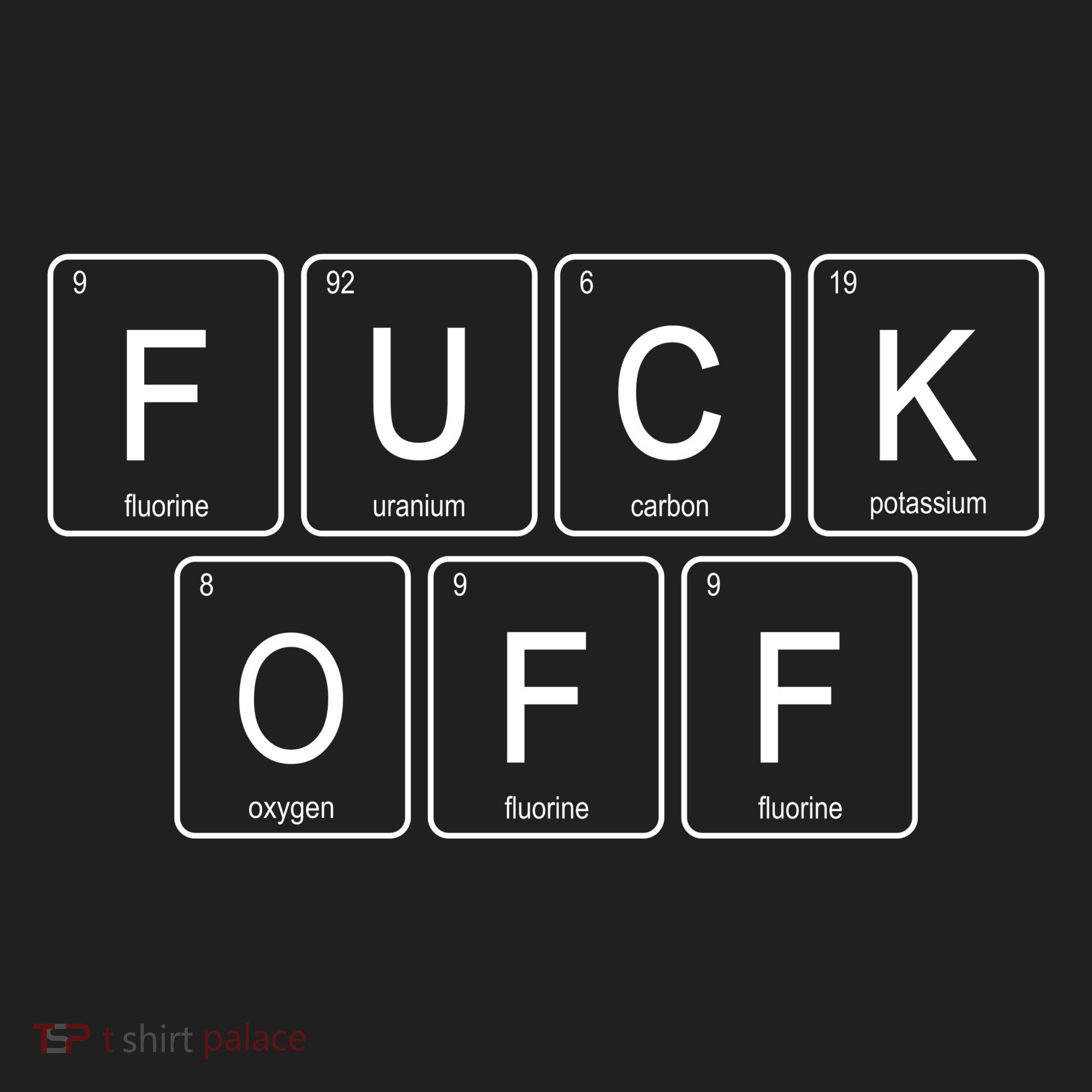 F Off Periodic Table Tumbler