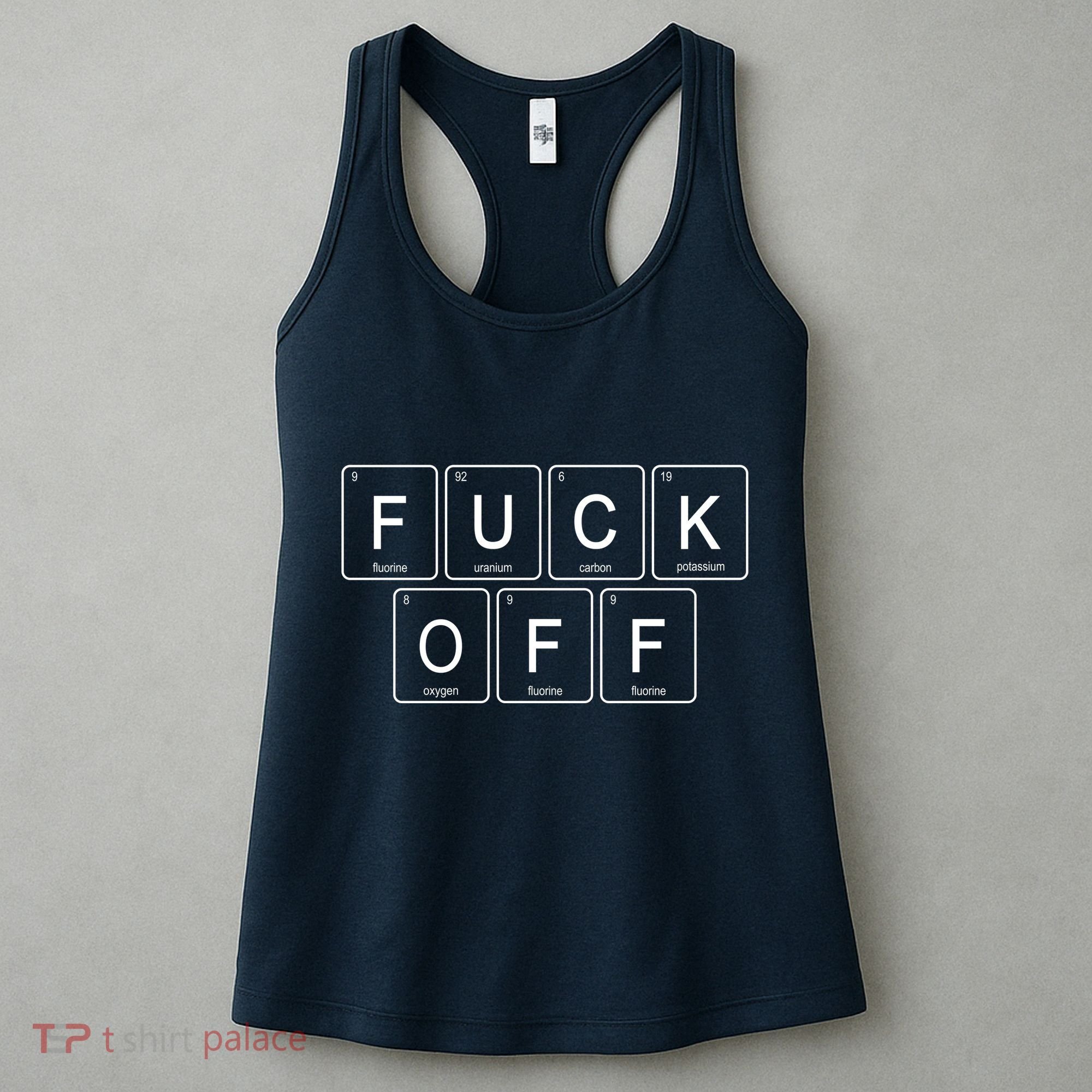 F Off Periodic Table Women's Tank Top