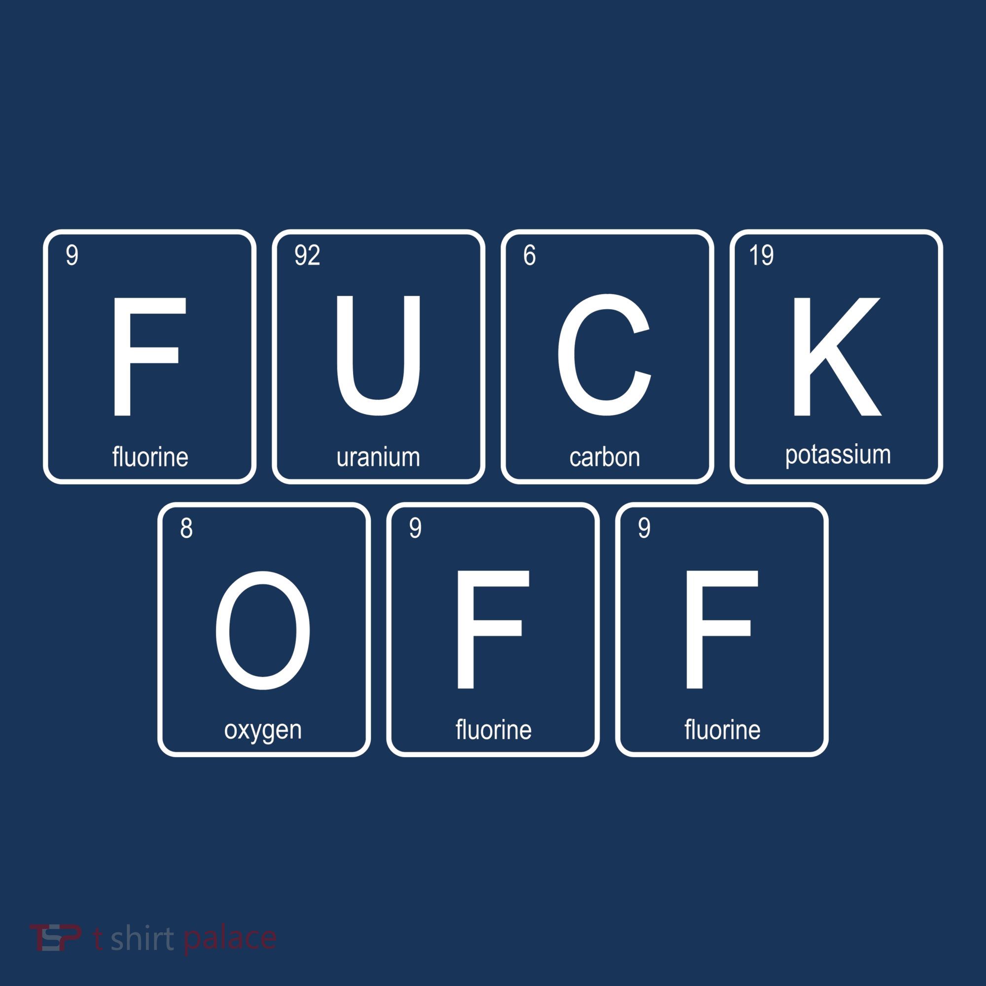 F Off Periodic Table Toddler Hoodie
