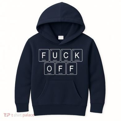 F Off Periodic Table Kids Hoodie