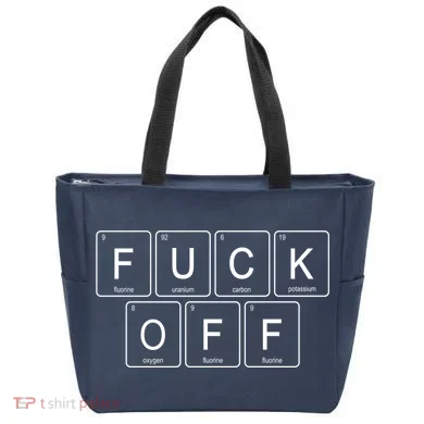 F Off Periodic Table Tote Bag