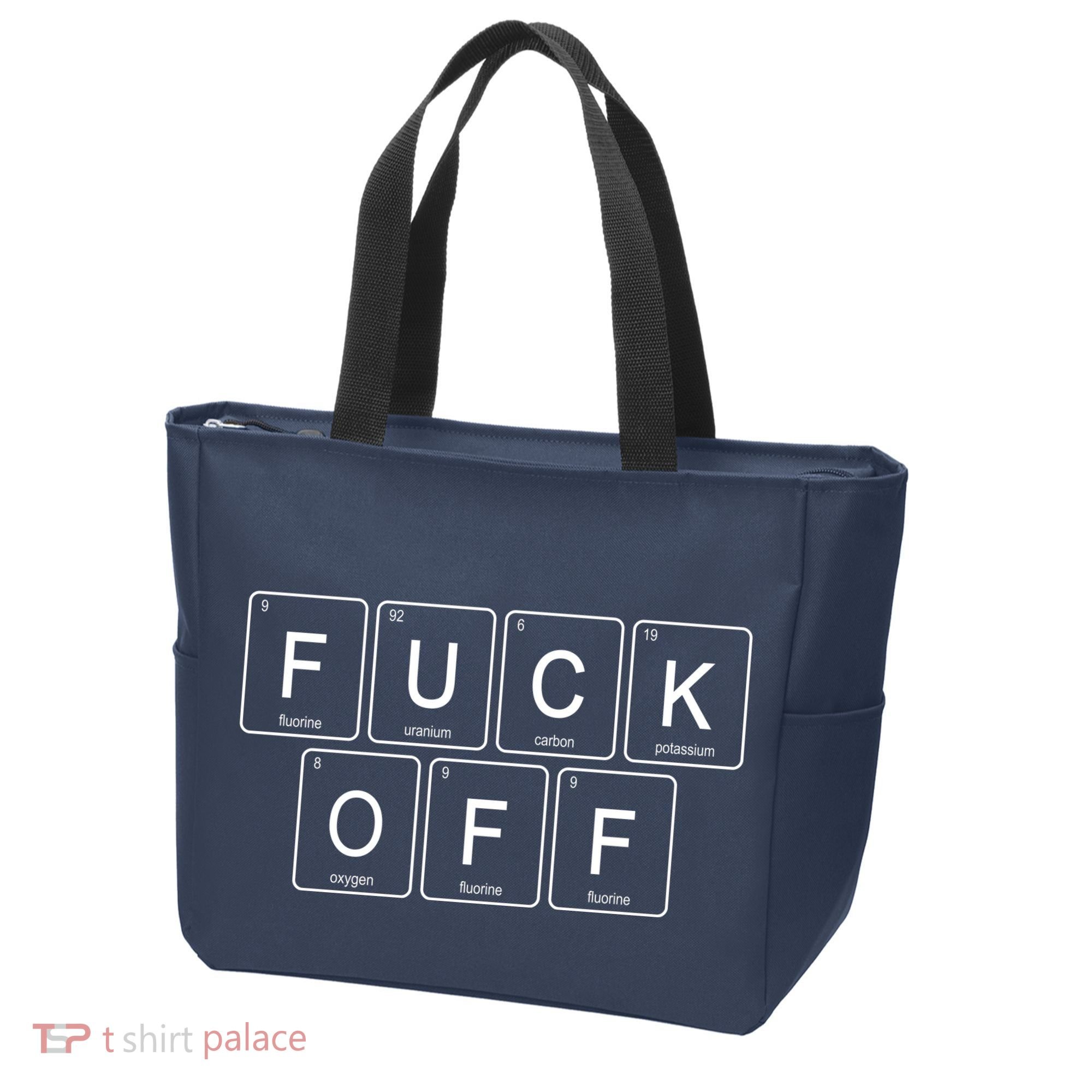 F Off Periodic Table Tote Bag