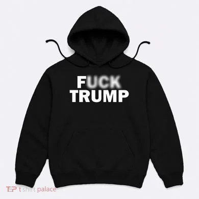 F Trump Blurry Logo Hoodie