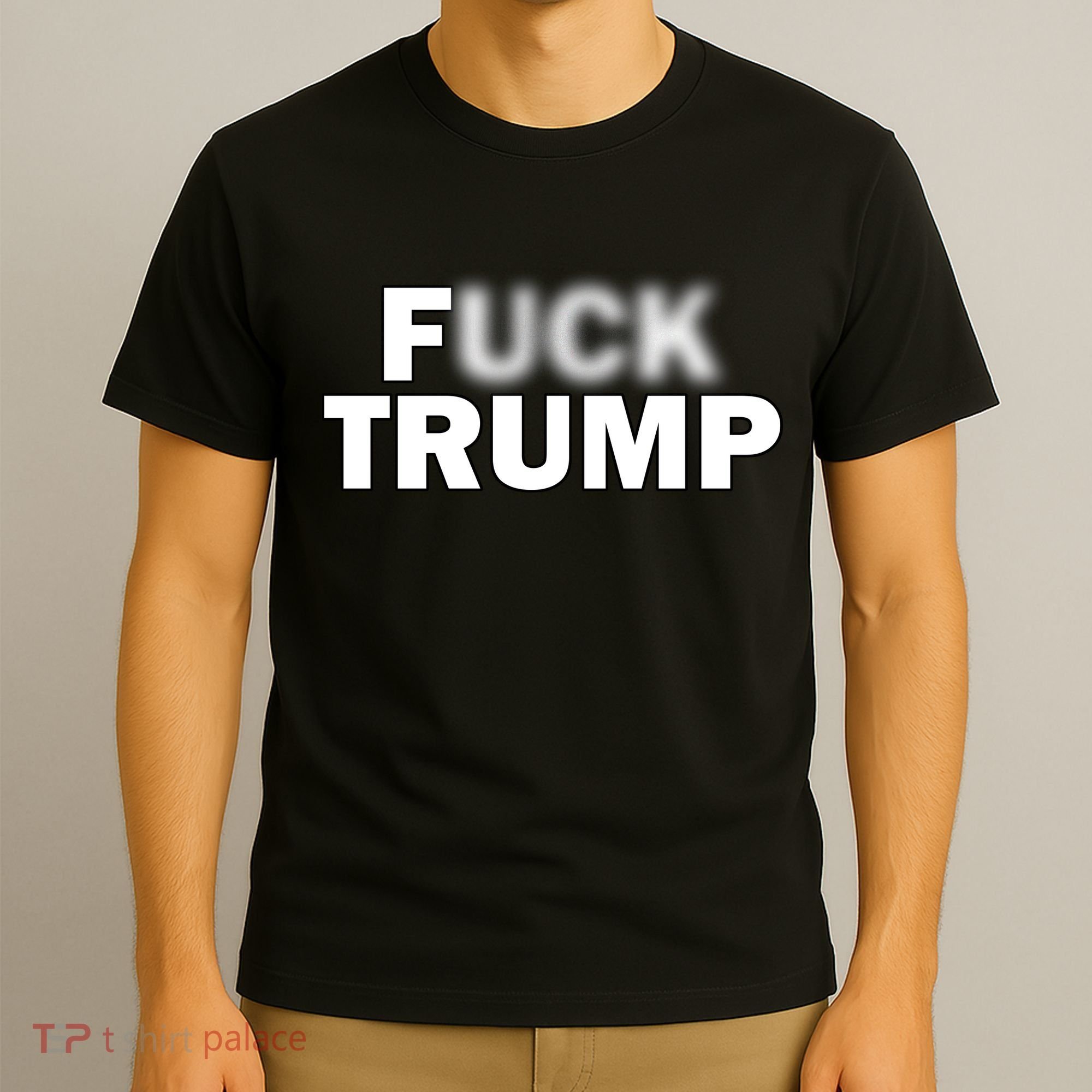 F Trump Blurry Logo T-Shirt