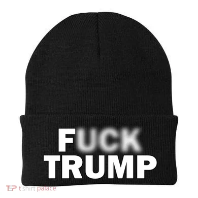 F Trump Blurry Logo Beanie