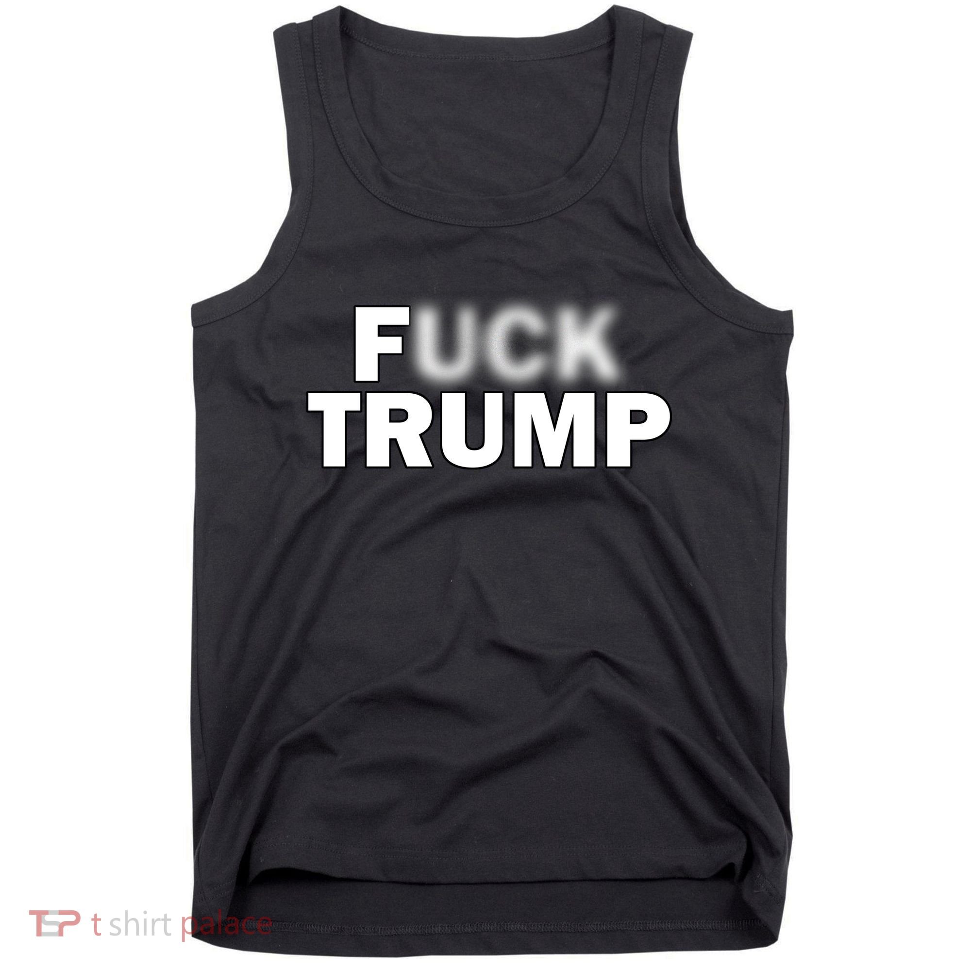 F Trump Blurry Logo Tank Top