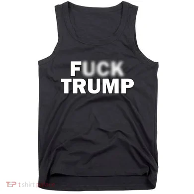 F Trump Blurry Logo Tank Top