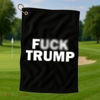F Trump Blurry Logo Golf Towel thumb 1
