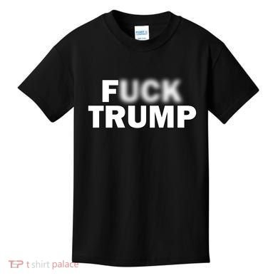 F Trump Blurry Logo Kids T-Shirt