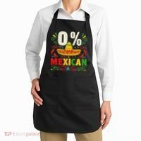 Funny 0 Percent Mexican Fiesta Mexico Party Cinco De Mayo Apron thumb 2