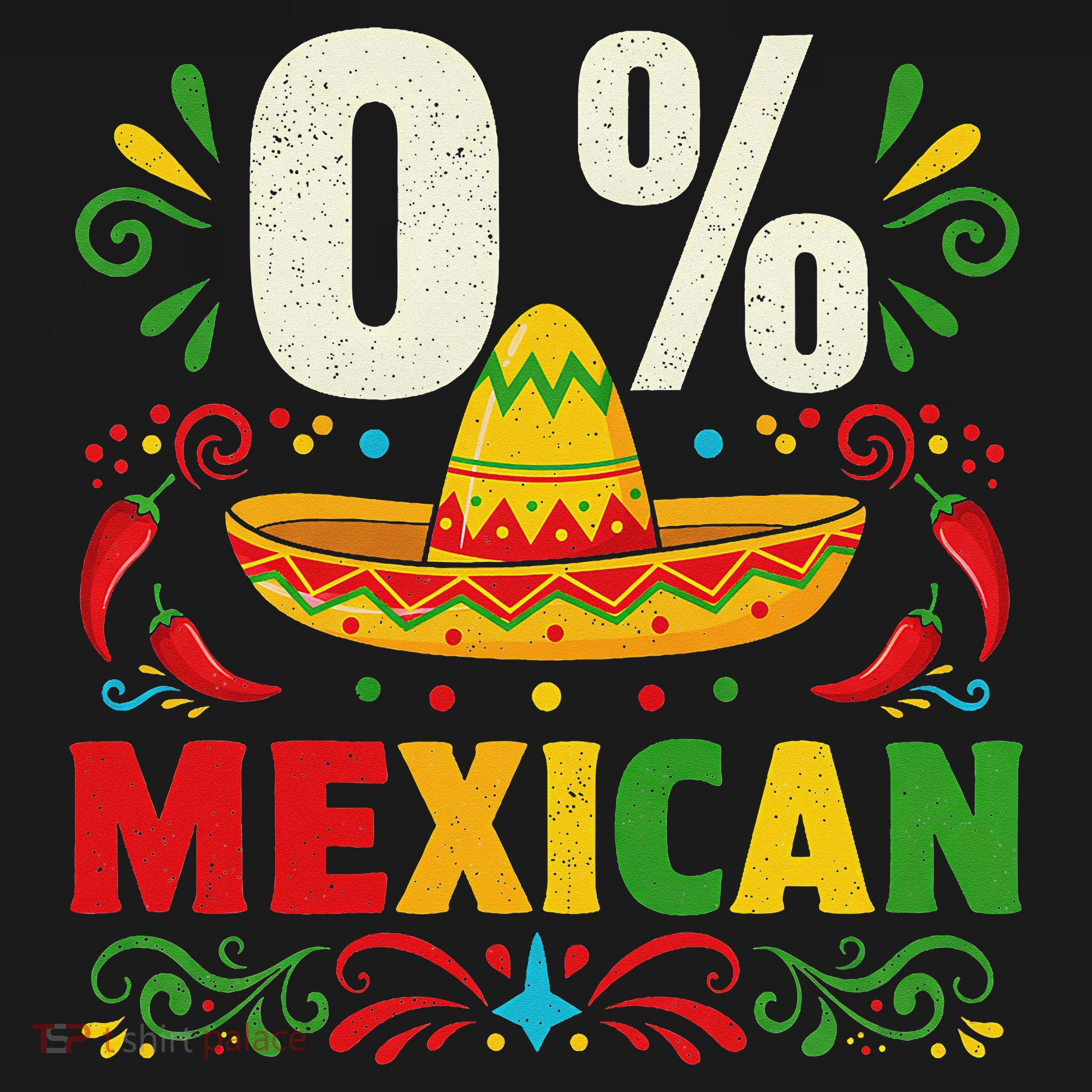 Funny 0 Percent Mexican Fiesta Mexico Party Cinco De Mayo Visor