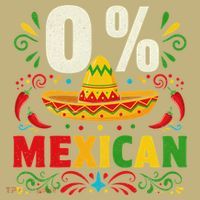 Funny 0 Percent Mexican Fiesta Mexico Party Cinco De Mayo Long Sleeve Shirt thumb 2