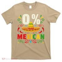 Funny 0 Percent Mexican Fiesta Mexico Party Cinco De Mayo T-Shirt thumb 0