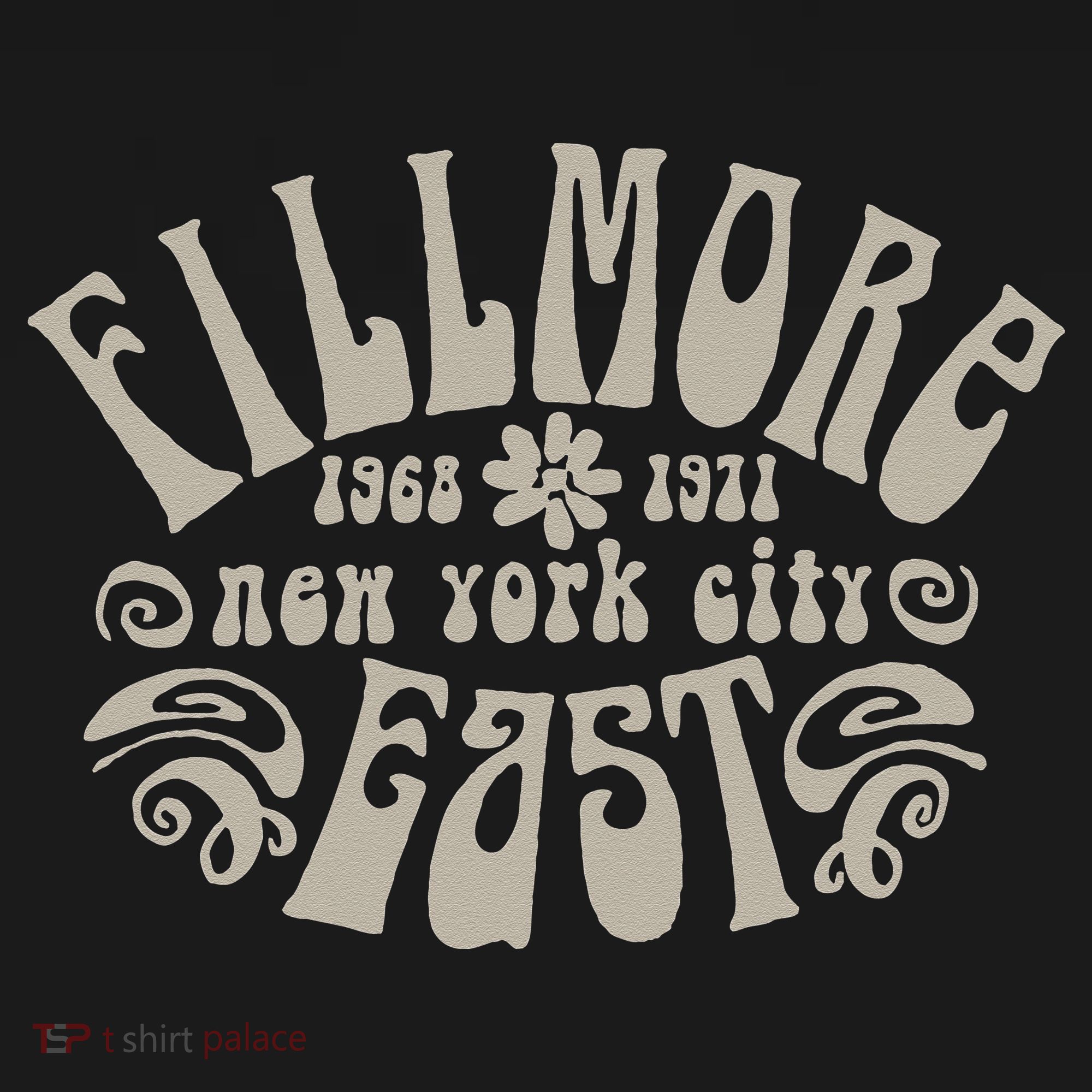 Fillmore 1968 1971 New York City East Embody Peace & Love T-Shirt