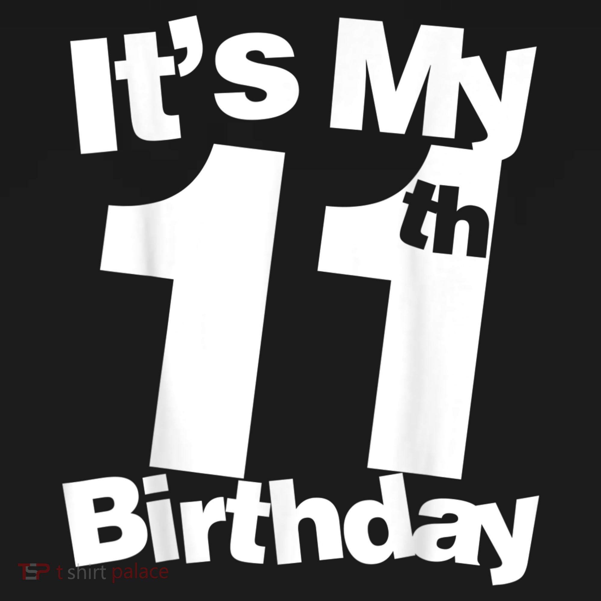 Funny 11th Birthday It's My 11th Birthday 11 Year Old Birthday Apron