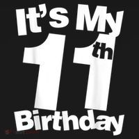 Funny 11th Birthday It's My 11th Birthday 11 Year Old Birthday Baby Bodysuit thumb 2